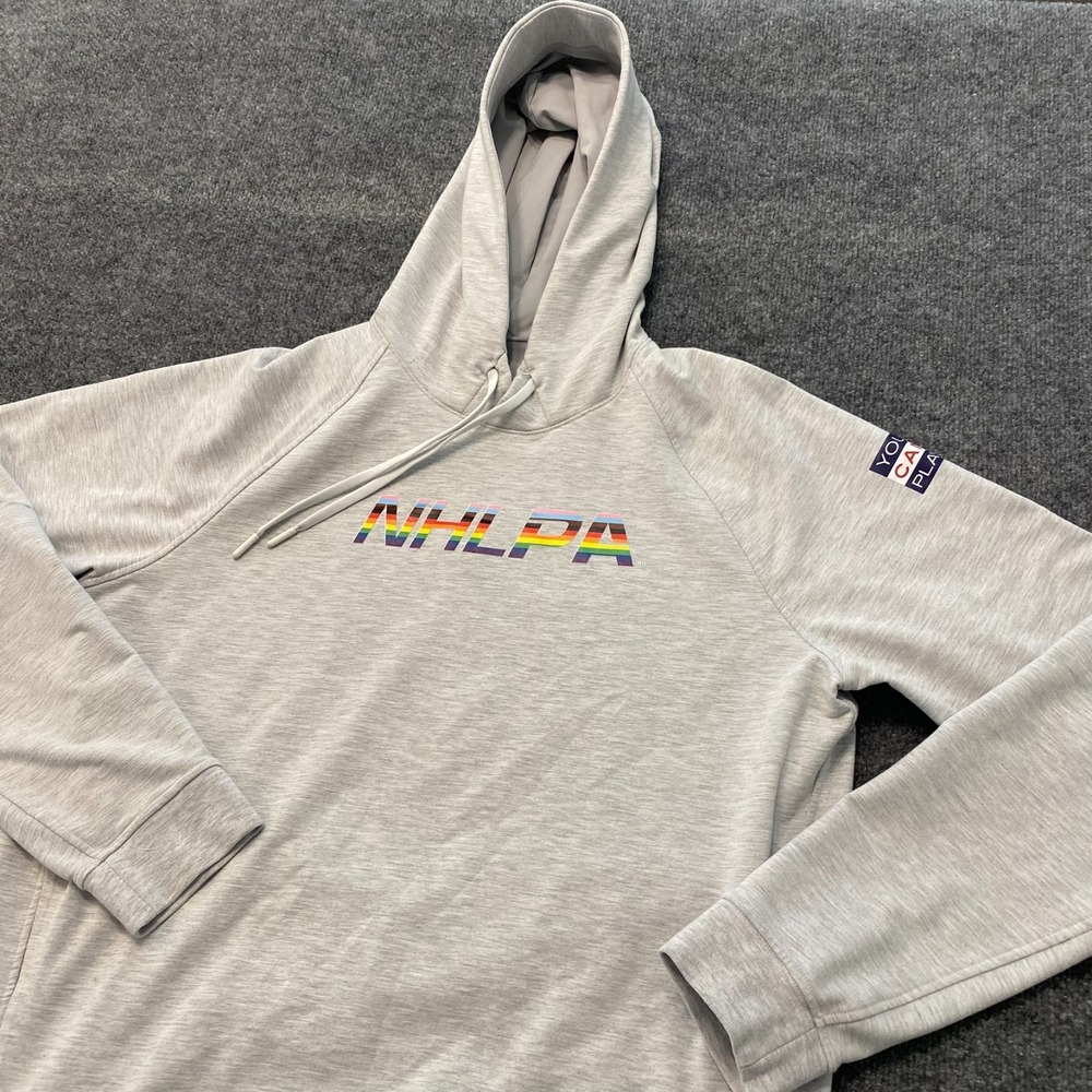 Lululemon City Sweat Pullover Hoodie Mens Size Large Stretch Performance NHLPA